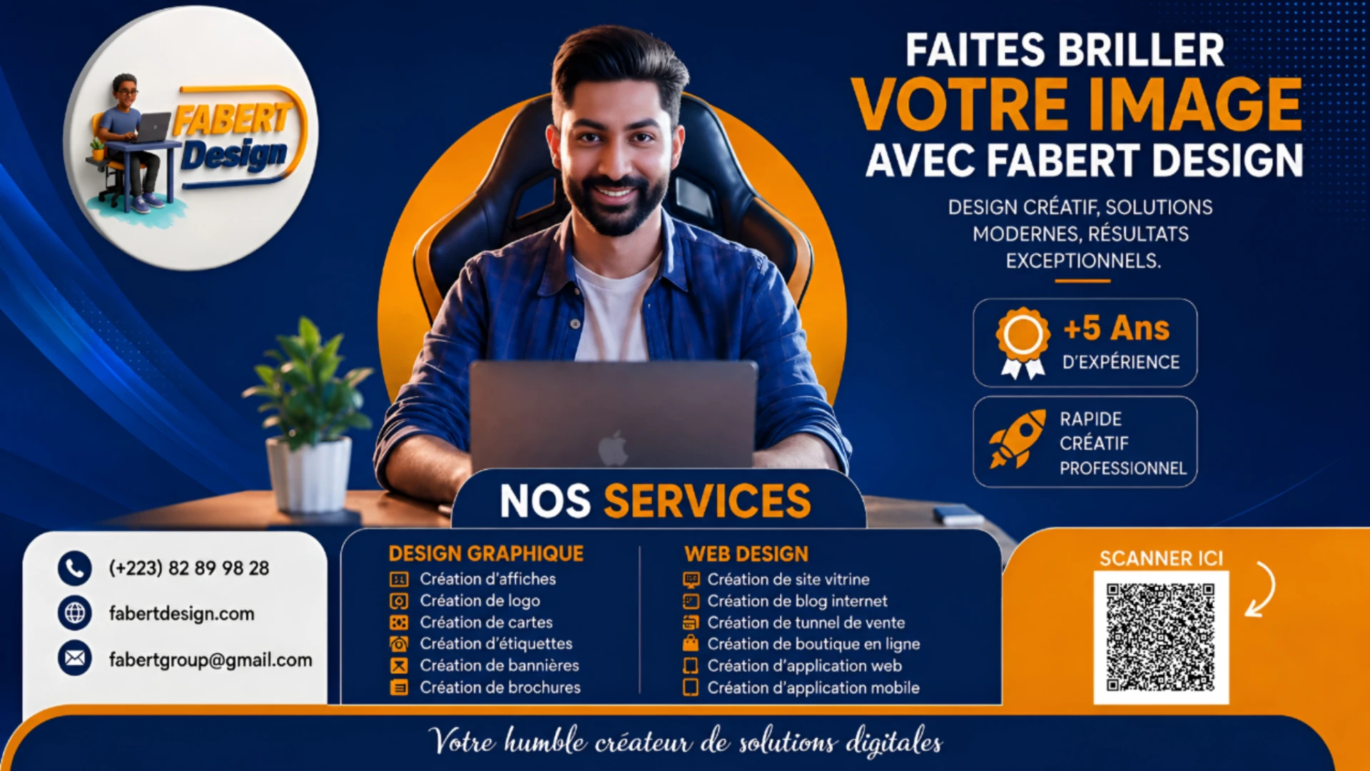 FABERT Design — faites briller votre image : design graphique, web design et solutions digitales